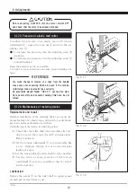 Preview for 43 page of Yamato VF2400 class Instruction Manual