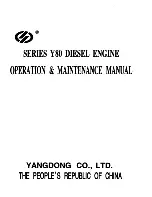 Preview for 1 page of YANGDONG SERIES Y80 Operation & Maintenance Manual