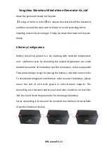 Preview for 22 page of Yangzhou Shenzhou Wind-driven Generator E Series User Manual