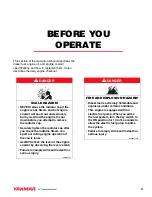 Preview for 43 page of Yanmar 0A2V000-U0000 Operation Manual