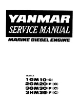 Yanmar 1GM10 Service Manual preview