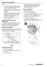 Preview for 70 page of Yanmar 3TNV82A-B Operation Manual