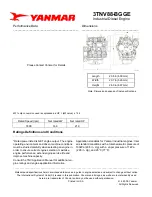 Preview for 2 page of Yanmar 3TNV88-BGGE General Specification