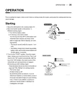 Preview for 29 page of Yanmar 6CH-WDTE Operation Manual