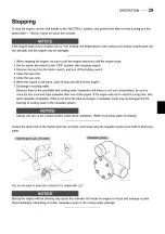 Preview for 33 page of Yanmar 6CH-WDTE Operation Manual