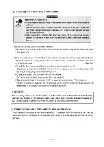 Preview for 21 page of Yanmar 6CXM-GTE Operation Manual