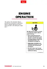 Preview for 61 page of Yanmar 6LY3 series Operation Manual