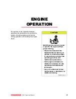 Preview for 55 page of Yanmar 6SY Series Operation Manual
