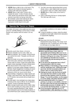 Preview for 16 page of Yanmar EB3100 Operator'S Manual