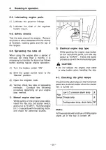 Preview for 28 page of Yanmar GM series Operation Manual