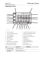 Preview for 71 page of Yanmar RT70 Operator'S Manual