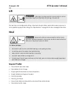 Preview for 91 page of Yanmar RT70 Operator'S Manual