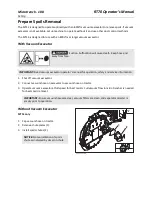 Preview for 109 page of Yanmar RT70 Operator'S Manual