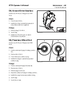 Preview for 164 page of Yanmar RT70 Operator'S Manual