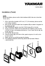 Preview for 2 page of Yanmar YD25 Installation Manual