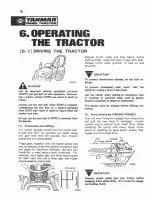 Preview for 32 page of Yanmar YM195 Operation Manual