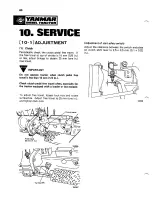 Preview for 62 page of Yanmar YM195 Operation Manual