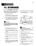 Preview for 81 page of Yanmar YM195 Operation Manual