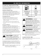 Preview for 8 page of Yard Machines 2- Cycle Gas Cultivator Operator'S Manual