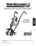 Preview for 21 page of Yard Machines 2- Cycle Gas Cultivator Operator'S Manual