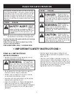 Preview for 3 page of Yard Machines MTD27P Operator'S Manual