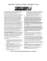 Preview for 20 page of Yard-Man 203 Operator'S Manual