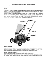 Preview for 4 page of Yard-Man 2370-0 Operating Instructions And Parts List Manual