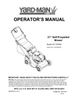 Yard-Man 247.379790 Operator'S Manual preview