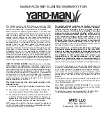 Preview for 18 page of Yard-Man YM137 Operator'S Manual