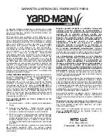 Preview for 64 page of Yard-Man YM400 Operator'S Manual