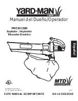 Preview for 37 page of Yard-Man YMESV1300 Operator'S Manual