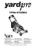 Preview for 1 page of Yard Pro YP56-675DWA Instruction Manual