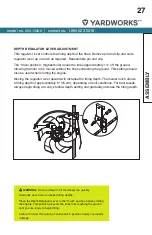 Preview for 27 page of Yardworks 060-1300-6 Instruction Manual