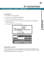 Preview for 31 page of Yardworks 060-1300-6 Instruction Manual