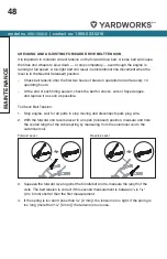 Preview for 48 page of Yardworks 060-1300-6 Instruction Manual