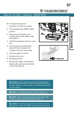 Preview for 57 page of Yardworks 060-1300-6 Instruction Manual