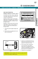 Preview for 17 page of Yardworks 060-1314-4 Manual