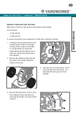 Preview for 49 page of Yardworks 060-1314-4 Manual