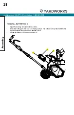 Preview for 21 page of Yardworks 060-3711-6 Operator'S Manual