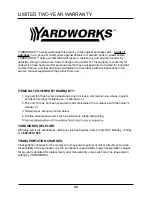 Preview for 20 page of Yardworks 267-2929 Owner'S Manual