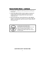 Preview for 4 page of Yardworks 60-2271-8 Owner'S Manual