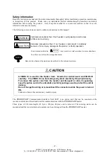 Preview for 2 page of YASKAWA 73600-C033X Instructions Manual