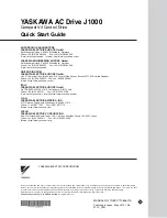 Preview for 36 page of YASKAWA CIMR-JC Quick Start Manual