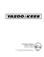 Preview for 1 page of Yazoo/Kees 968999727 Operator'S Manual