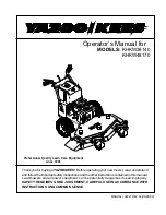 Preview for 1 page of Yazoo/Kees KHKW36140 Operator'S Manual