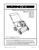 Yazoo/Kees RBSIC050 Safety & Operation Manual preview