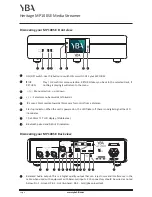 Preview for 6 page of YBA DESIGN Heritage MP100SE Owner'S Manual