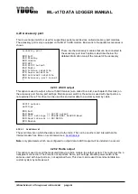 Preview for 61 page of YDOC ML 17 Series Manual