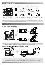 Preview for 2 page of Yealink Business T40P-Skype Quick Start Manual