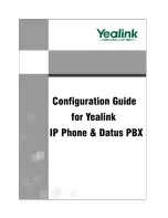 Yealink Datus PBX Configuration Manual preview